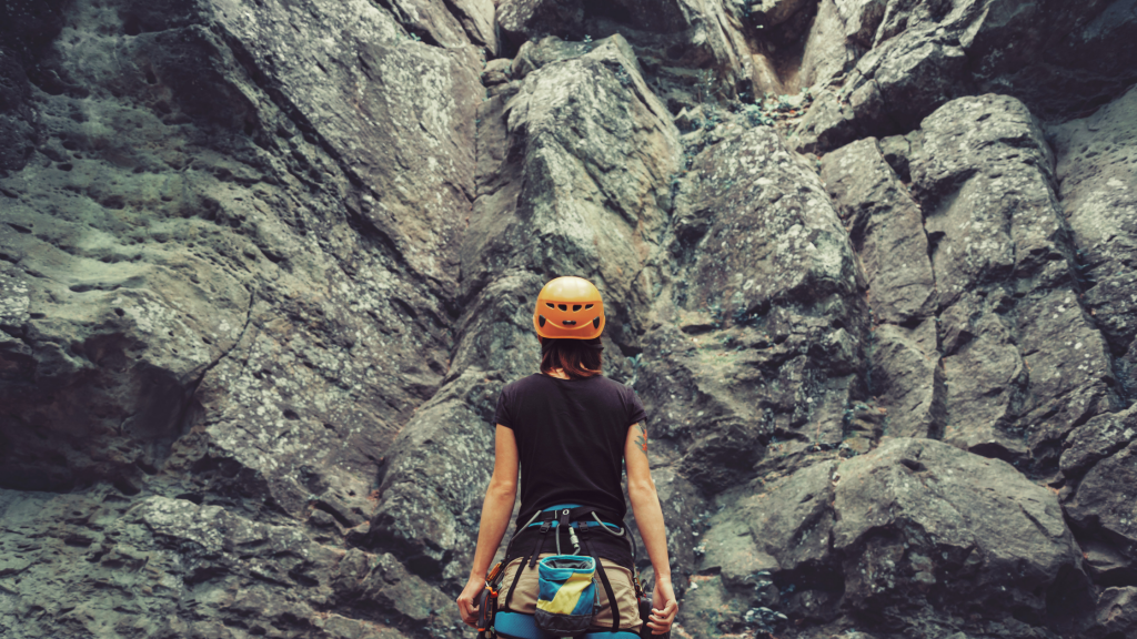 rock climbing